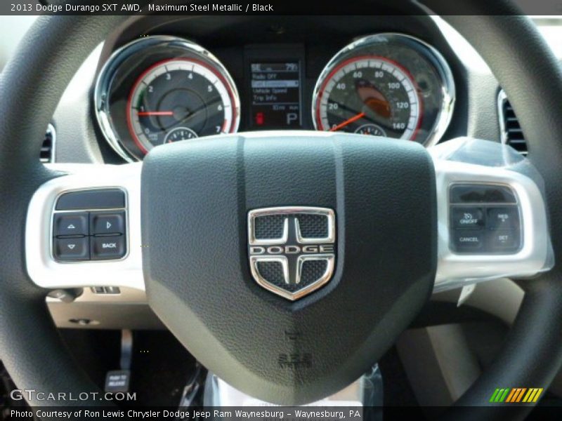Maximum Steel Metallic / Black 2013 Dodge Durango SXT AWD