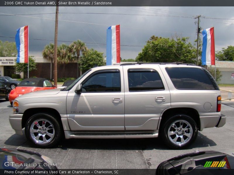 Silver Birch Metallic / Sandstone 2006 GMC Yukon Denali AWD