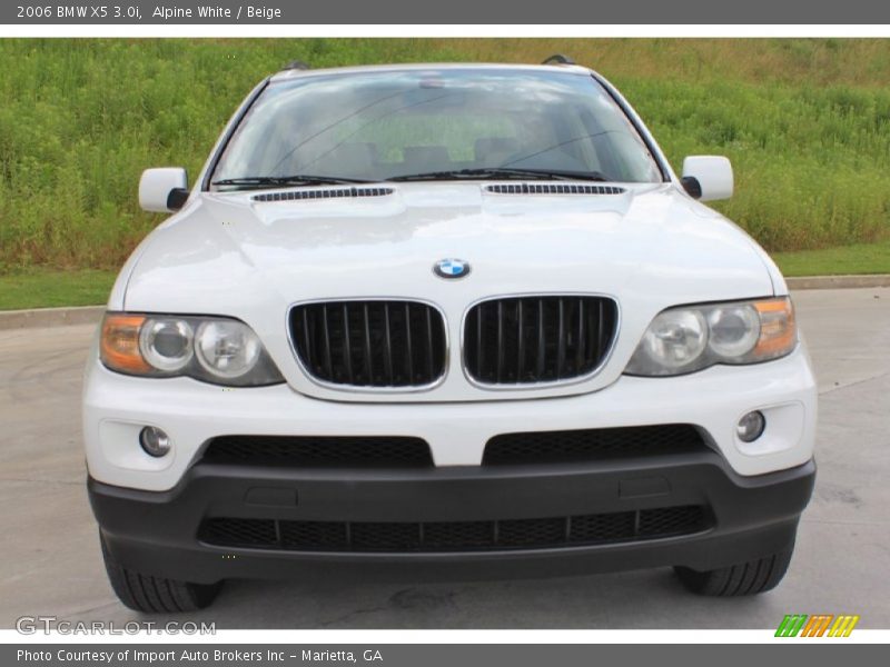Alpine White / Beige 2006 BMW X5 3.0i