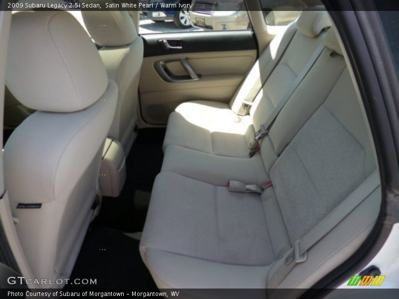 Satin White Pearl / Warm Ivory 2009 Subaru Legacy 2.5i Sedan