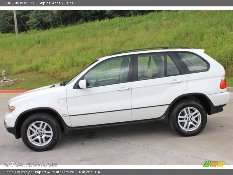  2006 X5 3.0i Alpine White