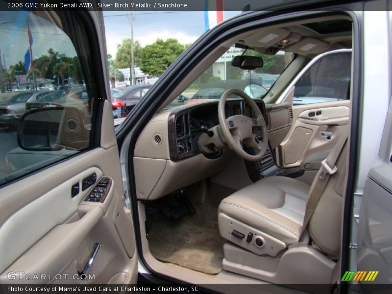 Silver Birch Metallic / Sandstone 2006 GMC Yukon Denali AWD