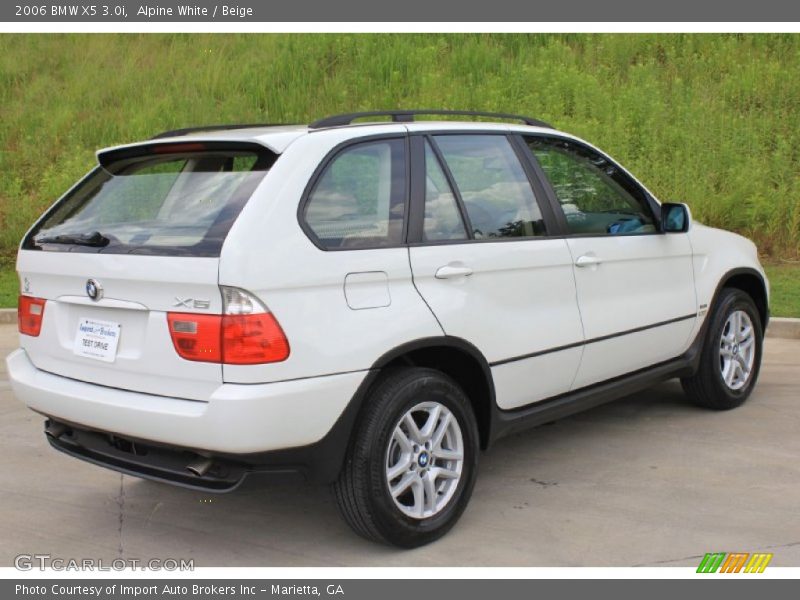 Alpine White / Beige 2006 BMW X5 3.0i