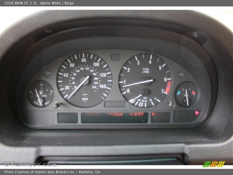 Alpine White / Beige 2006 BMW X5 3.0i
