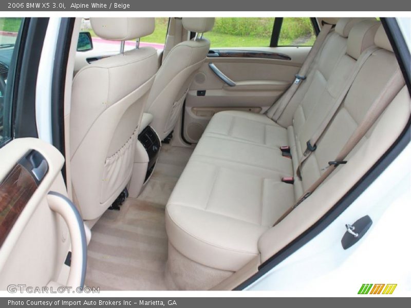 Alpine White / Beige 2006 BMW X5 3.0i