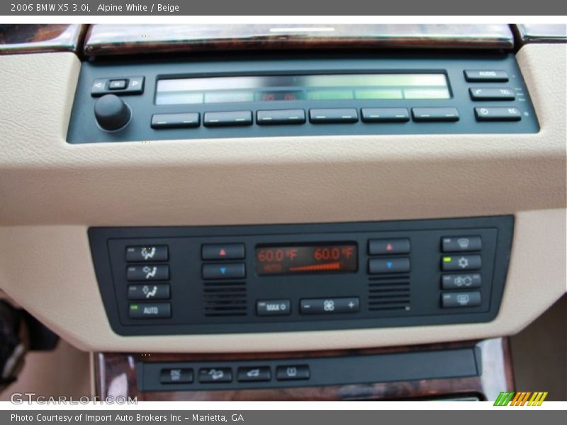Alpine White / Beige 2006 BMW X5 3.0i