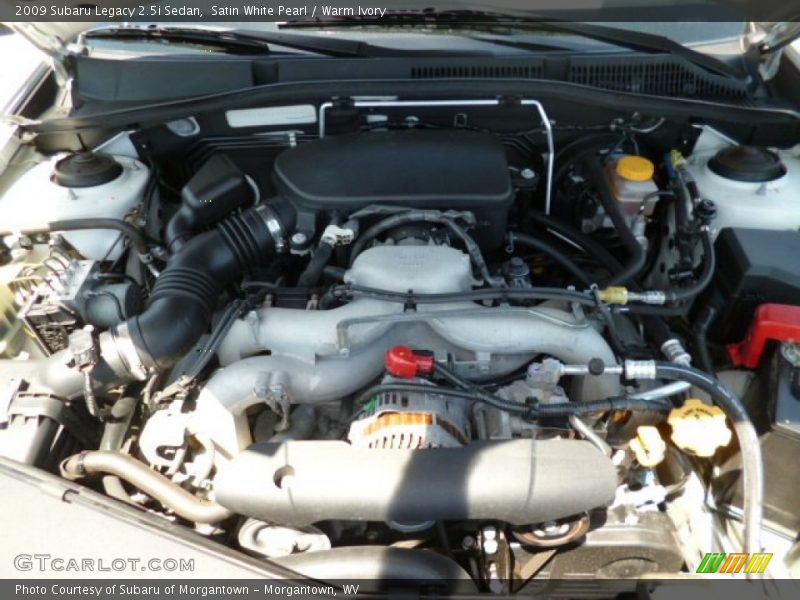 Satin White Pearl / Warm Ivory 2009 Subaru Legacy 2.5i Sedan
