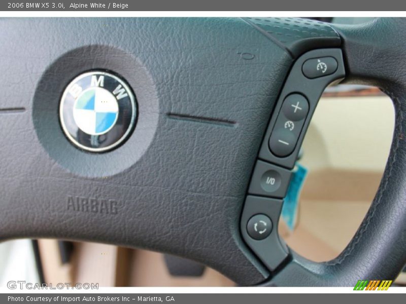 Alpine White / Beige 2006 BMW X5 3.0i