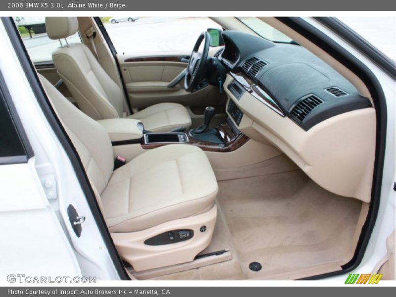 Alpine White / Beige 2006 BMW X5 3.0i