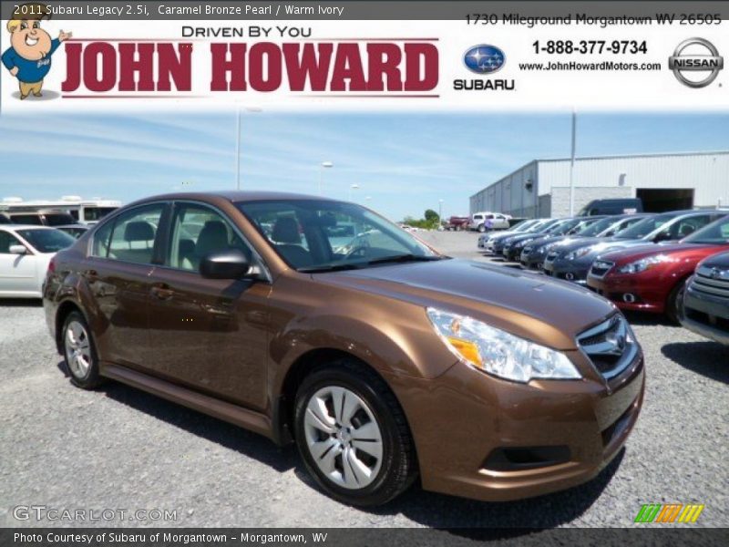 Caramel Bronze Pearl / Warm Ivory 2011 Subaru Legacy 2.5i