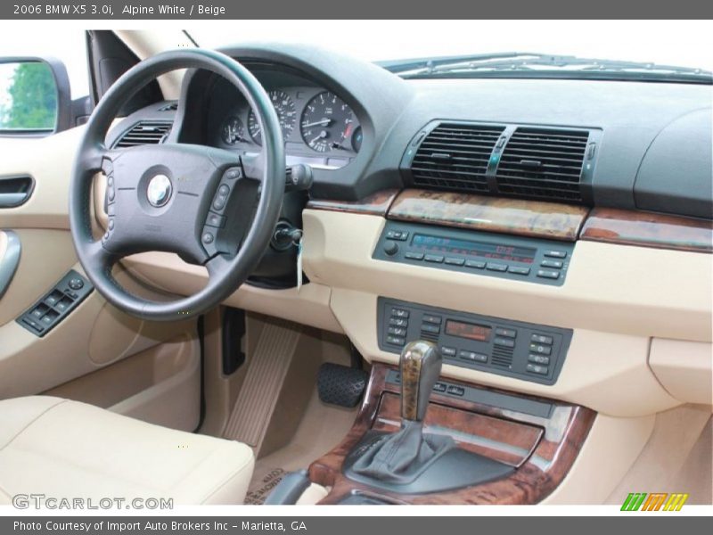 Alpine White / Beige 2006 BMW X5 3.0i