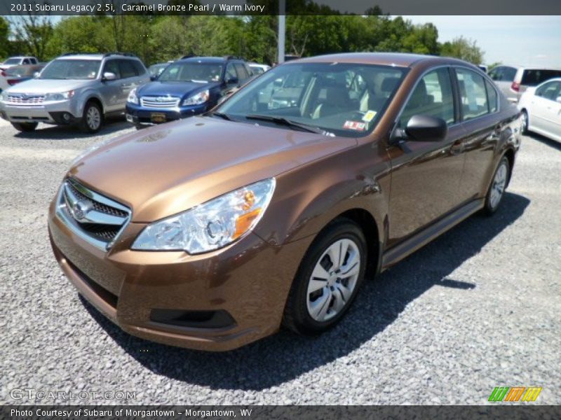 Caramel Bronze Pearl / Warm Ivory 2011 Subaru Legacy 2.5i