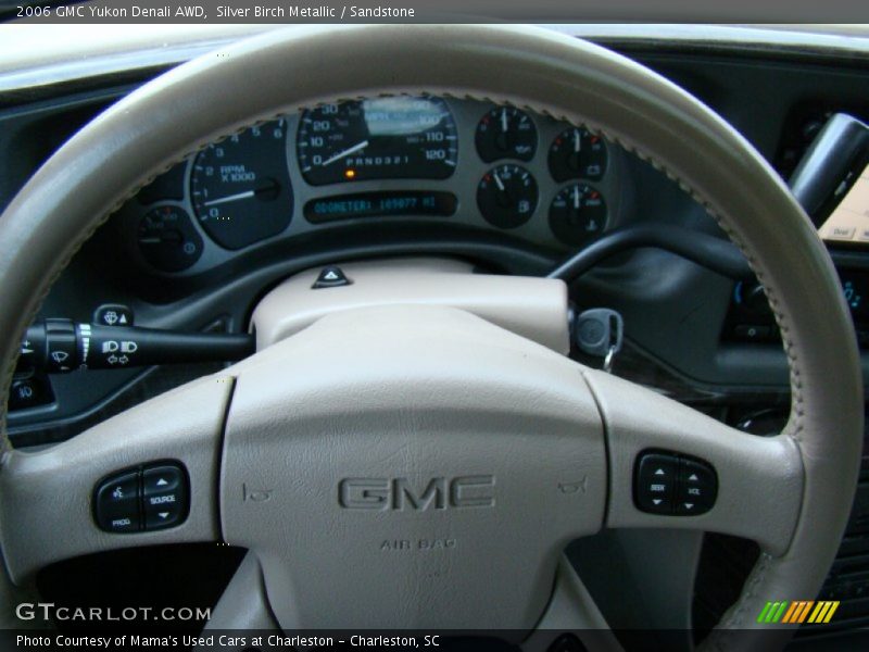 Silver Birch Metallic / Sandstone 2006 GMC Yukon Denali AWD