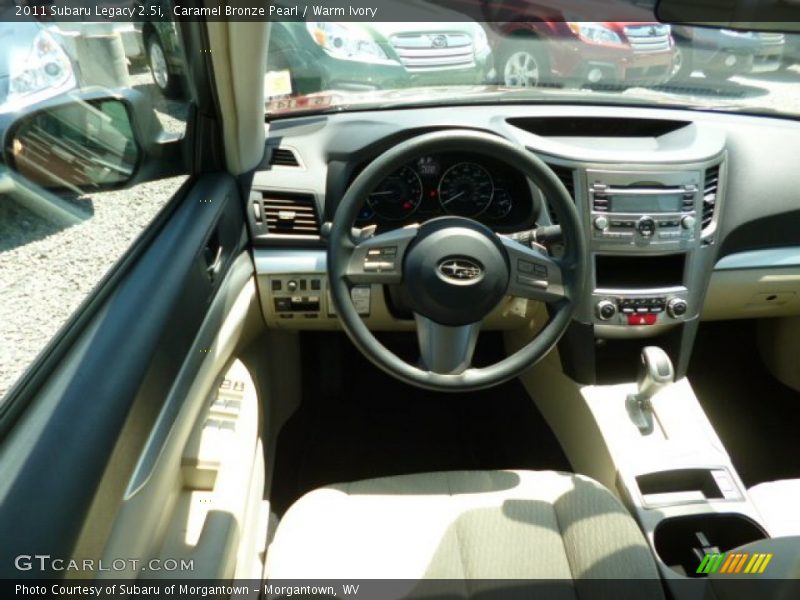 Caramel Bronze Pearl / Warm Ivory 2011 Subaru Legacy 2.5i