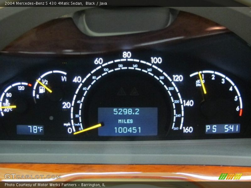 Black / Java 2004 Mercedes-Benz S 430 4Matic Sedan