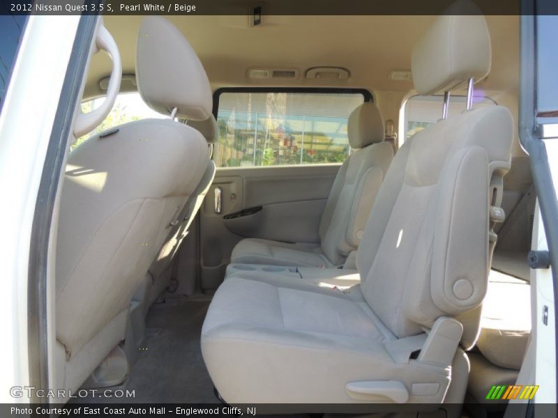 Pearl White / Beige 2012 Nissan Quest 3.5 S