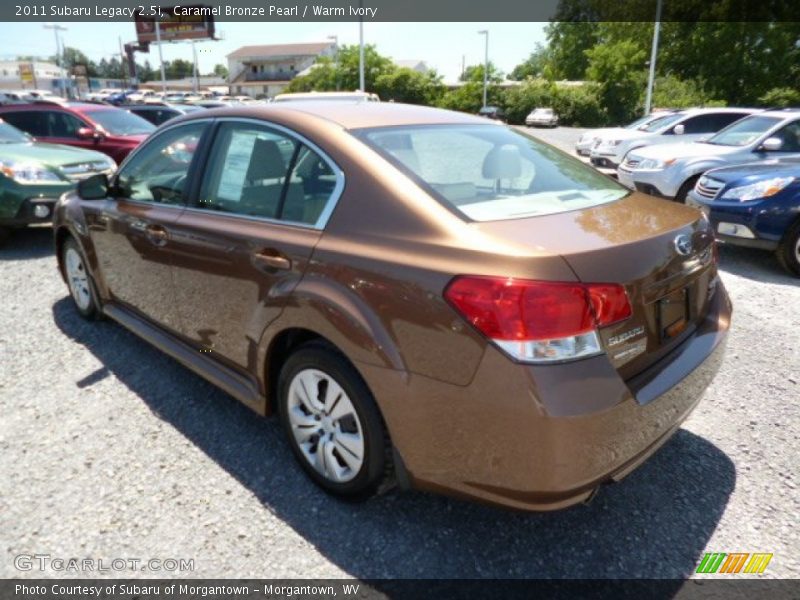 Caramel Bronze Pearl / Warm Ivory 2011 Subaru Legacy 2.5i