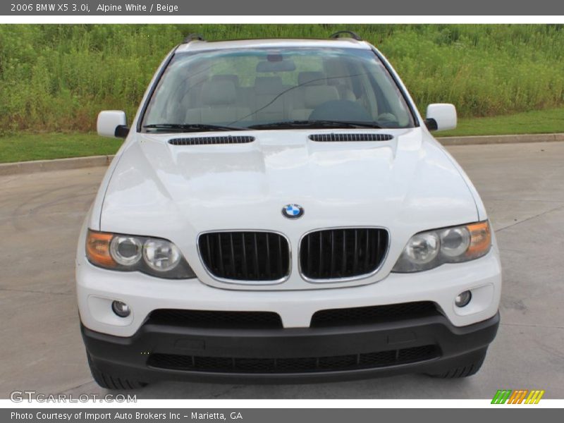 Alpine White / Beige 2006 BMW X5 3.0i
