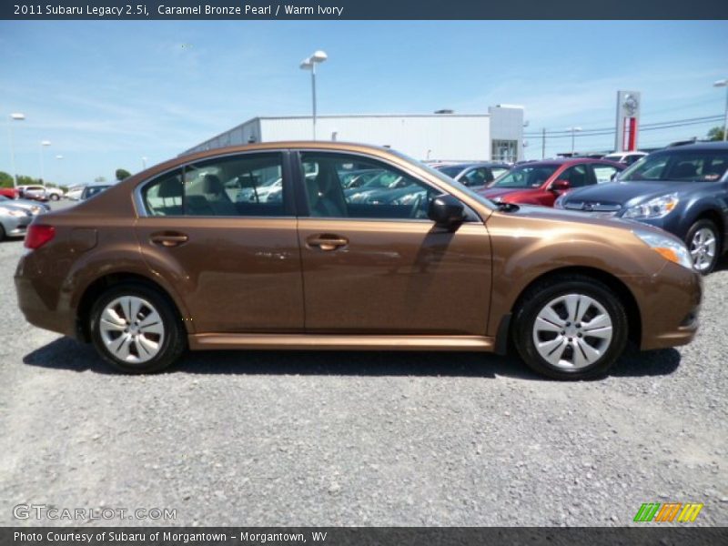 Caramel Bronze Pearl / Warm Ivory 2011 Subaru Legacy 2.5i