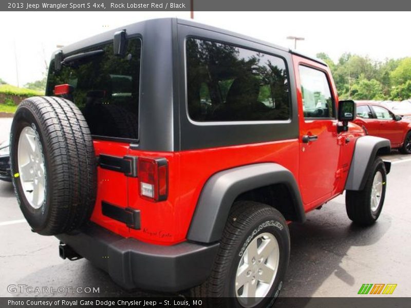 Rock Lobster Red / Black 2013 Jeep Wrangler Sport S 4x4