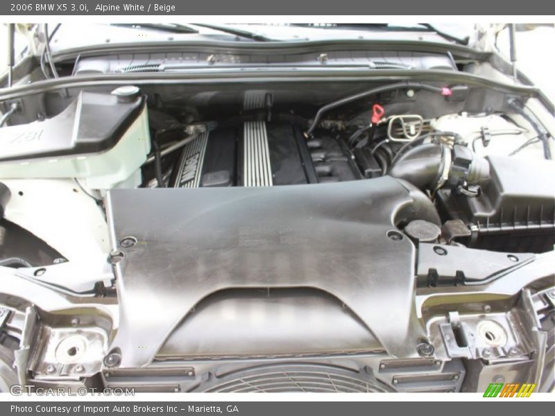 Alpine White / Beige 2006 BMW X5 3.0i