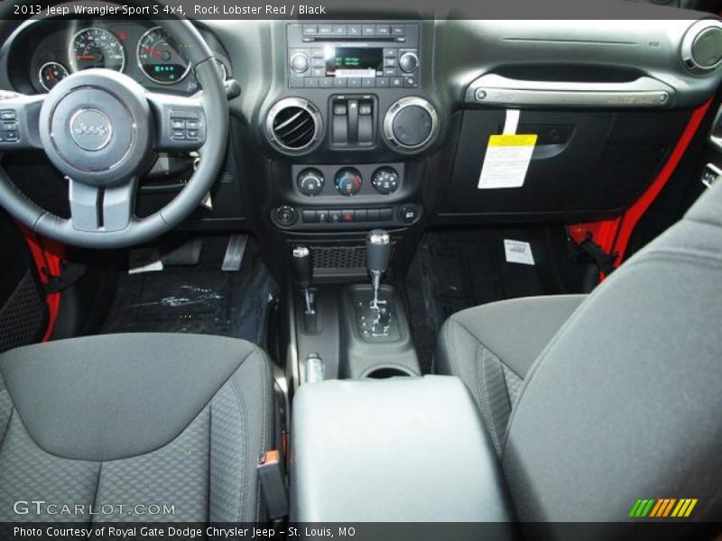 Rock Lobster Red / Black 2013 Jeep Wrangler Sport S 4x4