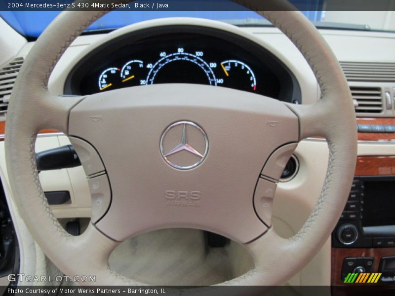 Black / Java 2004 Mercedes-Benz S 430 4Matic Sedan