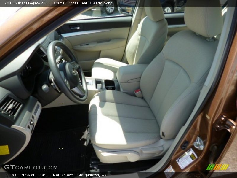 Caramel Bronze Pearl / Warm Ivory 2011 Subaru Legacy 2.5i