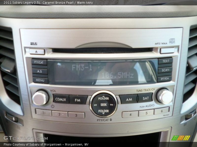 Caramel Bronze Pearl / Warm Ivory 2011 Subaru Legacy 2.5i