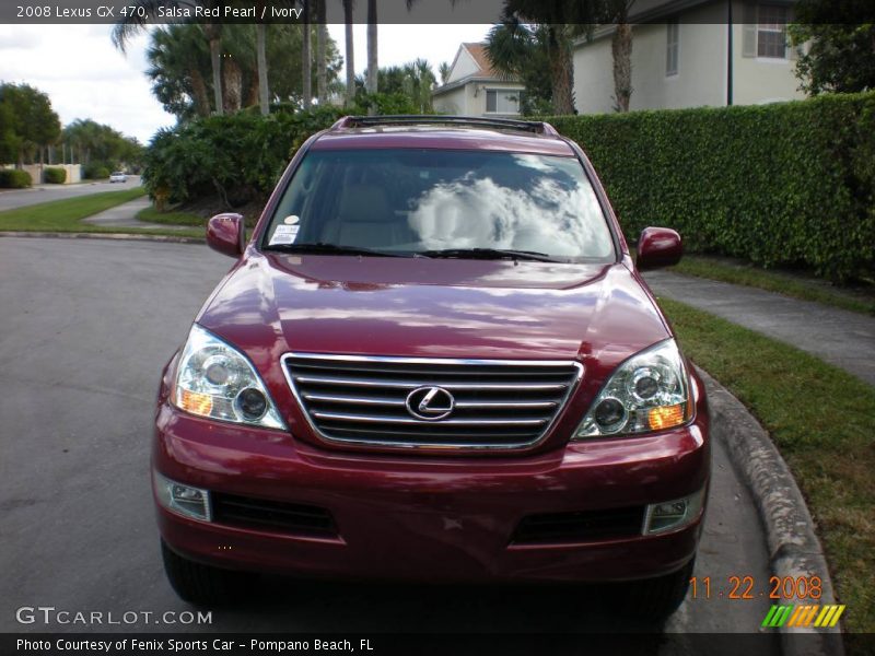Salsa Red Pearl / Ivory 2008 Lexus GX 470