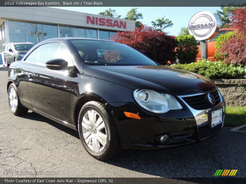 Black Uni / Titan Black 2010 Volkswagen Eos Komfort