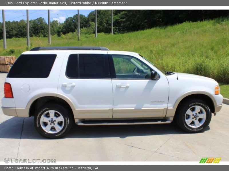Oxford White / Medium Parchment 2005 Ford Explorer Eddie Bauer 4x4