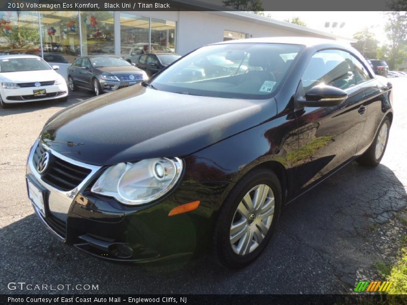 Black Uni / Titan Black 2010 Volkswagen Eos Komfort