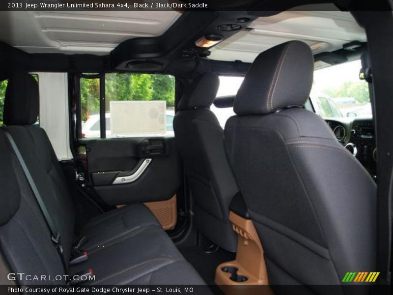 Black / Black/Dark Saddle 2013 Jeep Wrangler Unlimited Sahara 4x4