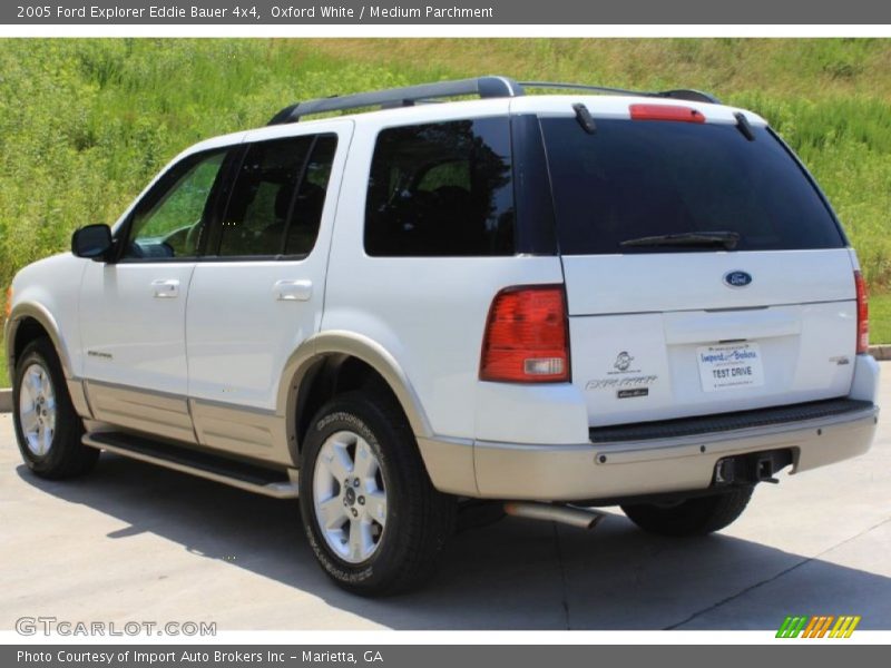 Oxford White / Medium Parchment 2005 Ford Explorer Eddie Bauer 4x4