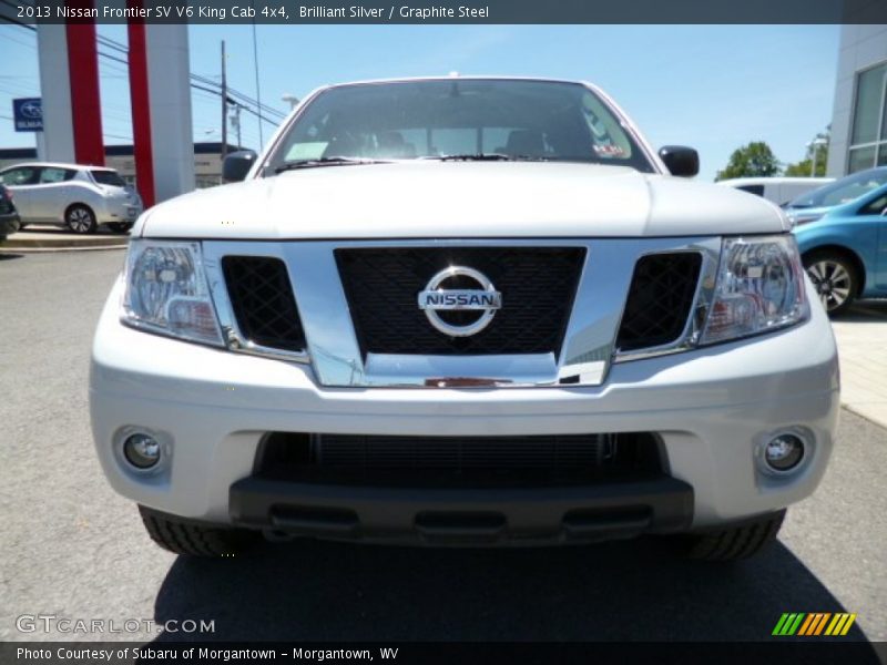 Brilliant Silver / Graphite Steel 2013 Nissan Frontier SV V6 King Cab 4x4