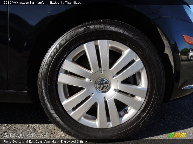 Black Uni / Titan Black 2010 Volkswagen Eos Komfort
