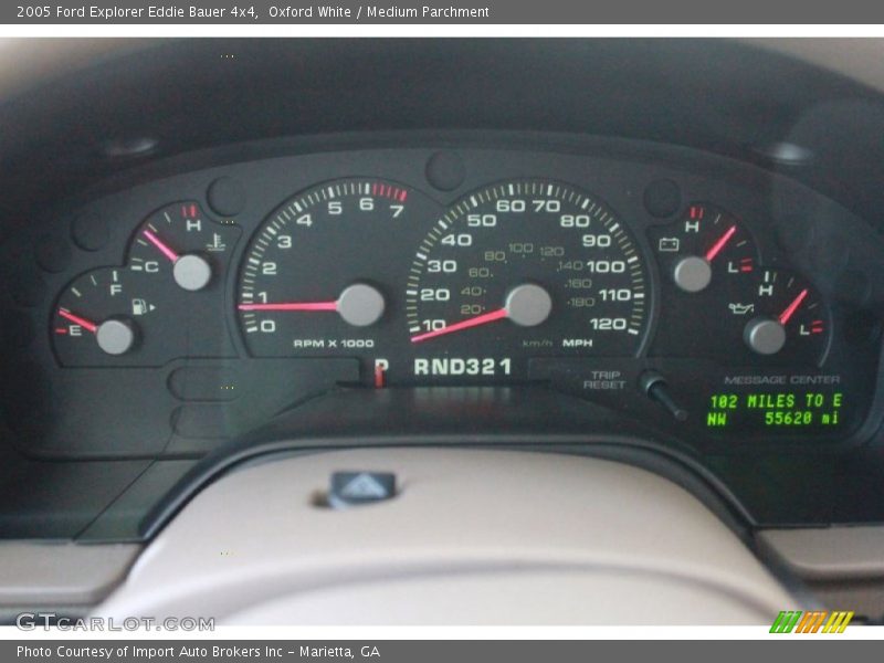 Oxford White / Medium Parchment 2005 Ford Explorer Eddie Bauer 4x4