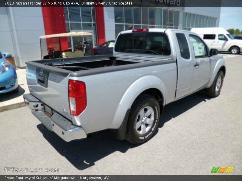 Brilliant Silver / Graphite Steel 2013 Nissan Frontier SV V6 King Cab 4x4