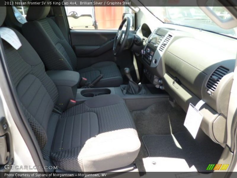 Brilliant Silver / Graphite Steel 2013 Nissan Frontier SV V6 King Cab 4x4