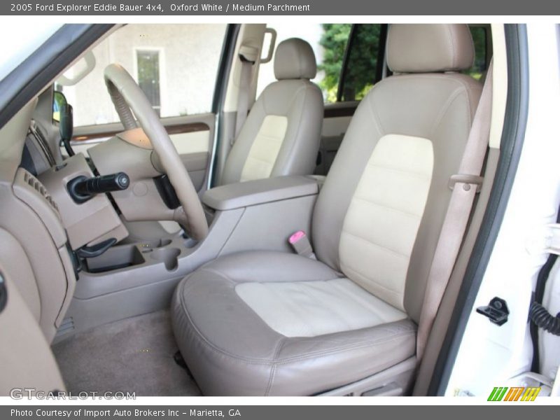 Oxford White / Medium Parchment 2005 Ford Explorer Eddie Bauer 4x4