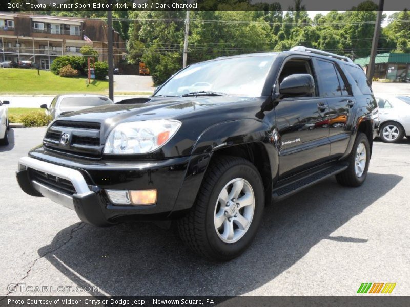 Black / Dark Charcoal 2004 Toyota 4Runner Sport Edition 4x4