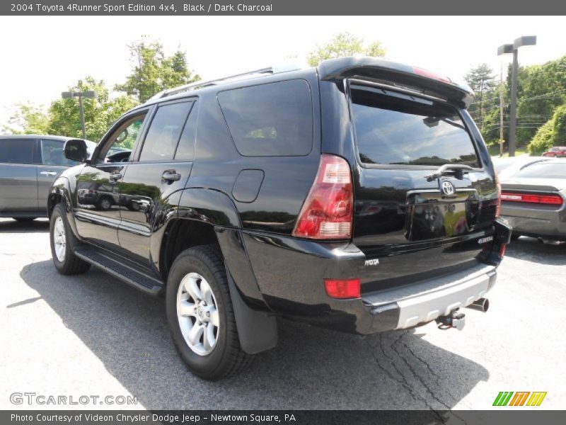 Black / Dark Charcoal 2004 Toyota 4Runner Sport Edition 4x4
