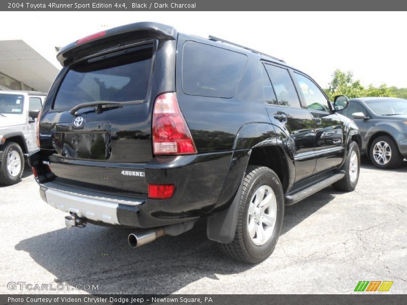 Black / Dark Charcoal 2004 Toyota 4Runner Sport Edition 4x4