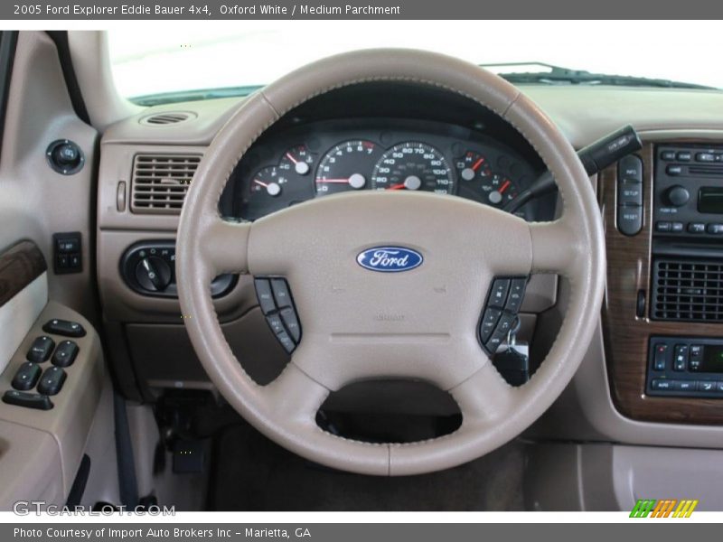 Oxford White / Medium Parchment 2005 Ford Explorer Eddie Bauer 4x4