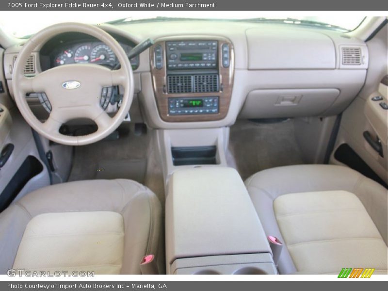 Oxford White / Medium Parchment 2005 Ford Explorer Eddie Bauer 4x4