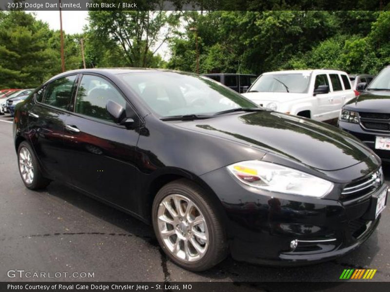 Pitch Black / Black 2013 Dodge Dart Limited