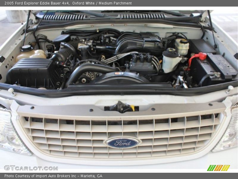 Oxford White / Medium Parchment 2005 Ford Explorer Eddie Bauer 4x4