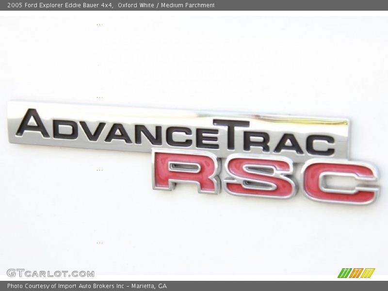 Oxford White / Medium Parchment 2005 Ford Explorer Eddie Bauer 4x4