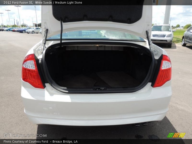 White Suede / Medium Light Stone 2012 Ford Fusion SE